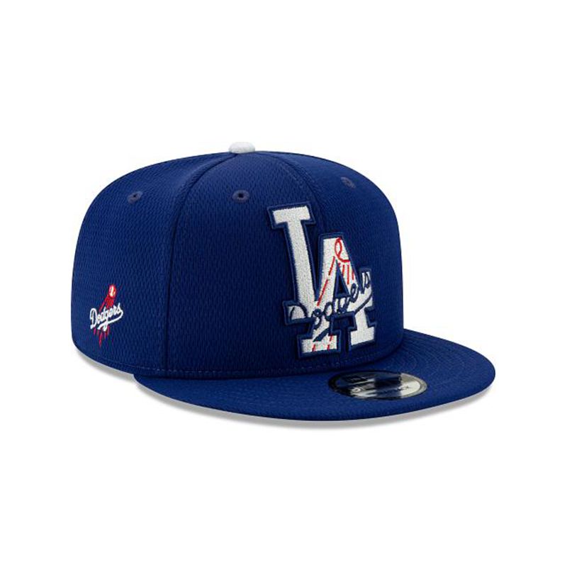 MLB Los Angeles Dodgers 2021 Spring Training 9Fifty Snapback (HIS3440) - Blue New Era Caps